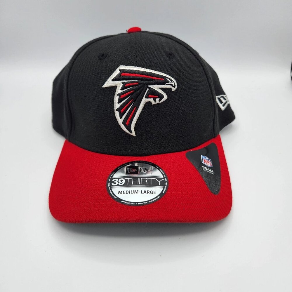 Atlanta Falcons NFL New Era 39Thirty 3930 Fitted Hat M/L NWT